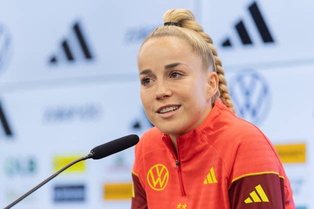 Football, Women, World Cup Qualifiers, National Team Germany, Press Conference