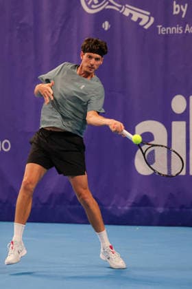 BSI Challenger Lugano - ATP, Tennis Herren Tennis Tournament Marc-Andrea Huesler of Switzerland participates in the BSI Challenger Lugano 2026 at Centro Esposizioni in Lugano, Switzerland, on February 26, 2026. Lugano Switzerland  Copyright: xRobertaxCorradinx originalFilename:corradin-notitle260226_np4bQ.jpg