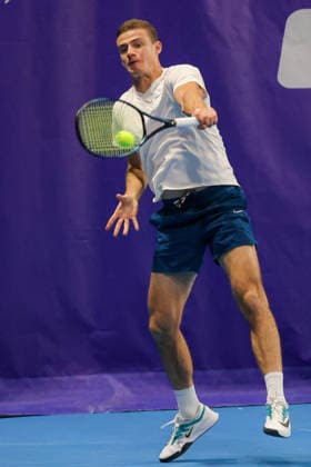 BSI Challenger Lugano - ATP, Tennis Herren Tennis Tournament Daniil GLINKA of Estonia participates in the BSI Challenger Lugano 2026 at Centro Esposizioni in Lugano, Switzerland, on February 26, 2026. Lugano Switzerland  Copyright: xRobertaxCorradinx originalFilename:corradin-notitle260226_npZZS.jpg