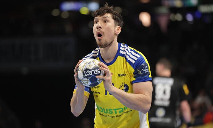 Alex Dujshebaev receives two-minute penalty Sport Handball CL Champions League Champions League Men Season 2025 2026 26 02 2026 Füchse Berlin vs KS Kielce in the Max Schmeling Halle