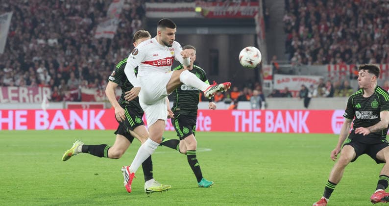 Stuttgart , Europa League VfB Stuttgart vs Celtic Glasgow , Deniz Undav VfB