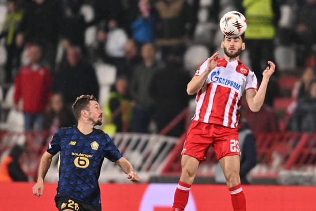 CRVENA ZVEZDA vs LOSC LILLE NAYAIR TIKNIZYAN Najair Tiknizjan football Crvena zvezda vs LOSC Lille UEFA Europa league Rajko Mitic stadium, Belgrade 26.02.2026 Foto: FOOTBALL, UEFA EUROPA LEAGUE, CRVENA ZVEZDA, RED STAR, LOSC LILLE Belgrade Rajko Mitic stadium Serbia Copyright: xMarkoxMetlas xMNxPressx