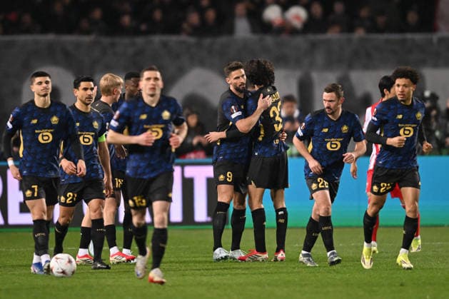 CRVENA ZVEZDA vs LOSC LILLE OLIVIER GIROUD football Crvena zvezda vs LOSC Lille UEFA Europa league Rajko Mitic stadium, Belgrade 26.02.2026 Foto: FOOTBALL, UEFA EUROPA LEAGUE, CRVENA ZVEZDA, RED STAR, LOSC LILLE Belgrade Rajko Mitic stadium Serbia Copyright: xMarkoxMetlas xMNxPressx
