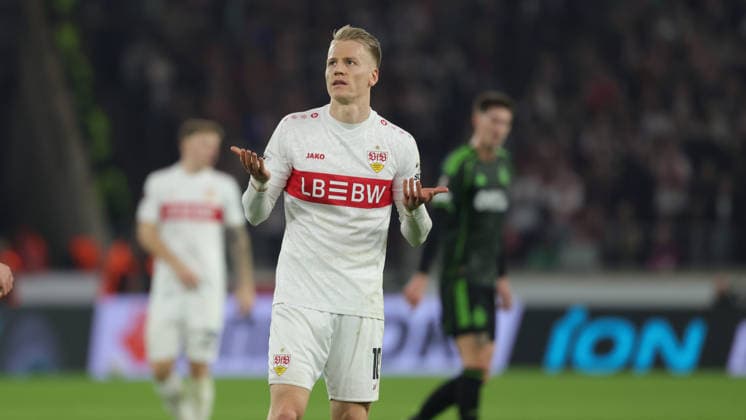 Stuttgart , Europa League VfB Stuttgart vs Celtic Glasgow , Chris Führich VfB