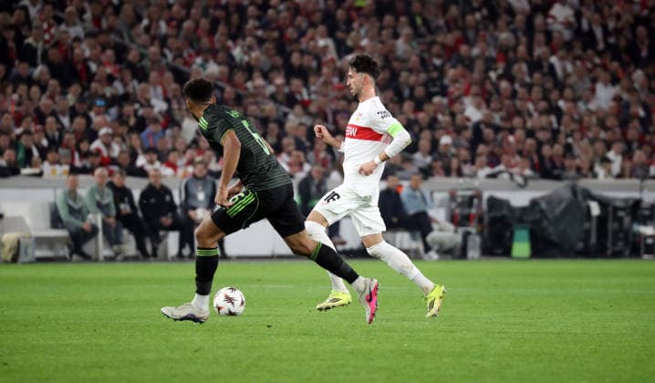 26 02 26 VfB Stuttgart Celtic Glasgow Germany, Stuttgart, 26 02 2026, Football, UEFA Europa League, Season 2025 2026, Play Offs, Second leg, VfB Stuttgart Celtic Glasgow Atakan Karazor VfB Stuttgart