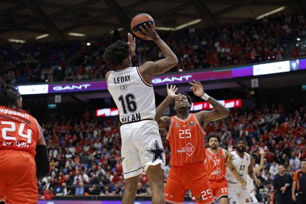 Zach LeDay Hapoel IBI Tel Aviv - EA7 Emporio Armani Olimpia Milano EuroLeague 2025-26 Tel Aviv , 26 02 2026 Foto Di Ninno Ciamillo-Castoria torino  Copyright: xdixninnox