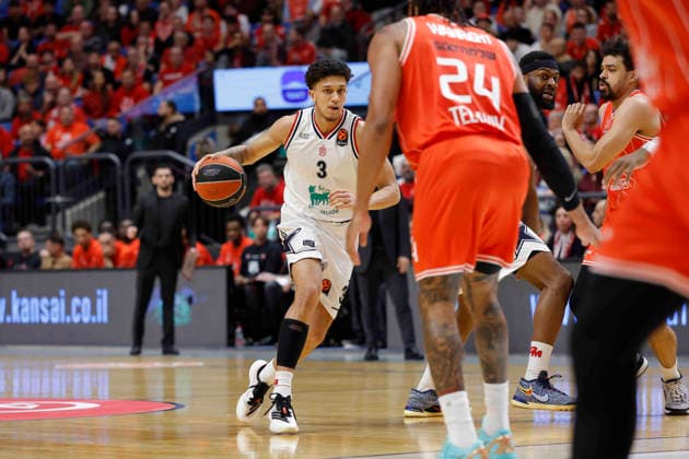 Quinn Ellis Hapoel IBI Tel Aviv - EA7 Emporio Armani Olimpia Milano EuroLeague 2025-26 Tel Aviv , 26 02 2026 Foto Di Ninno Ciamillo-Castoria torino  Copyright: xdixninnox
