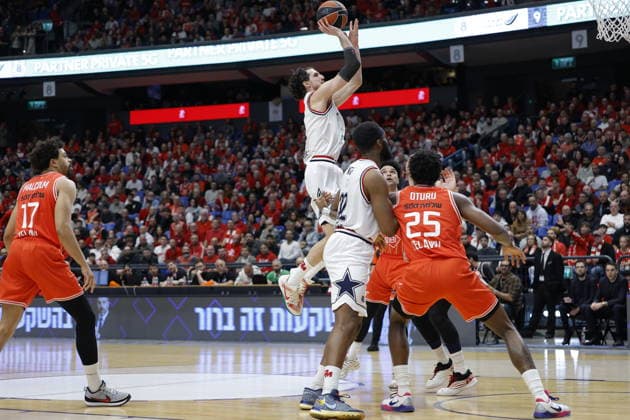 Leandro Bolmaro Hapoel IBI Tel Aviv - EA7 Emporio Armani Olimpia Milano EuroLeague 2025-26 Tel Aviv , 26 02 2026 Foto Di Ninno Ciamillo-Castoria torino  Copyright: xdixninnox