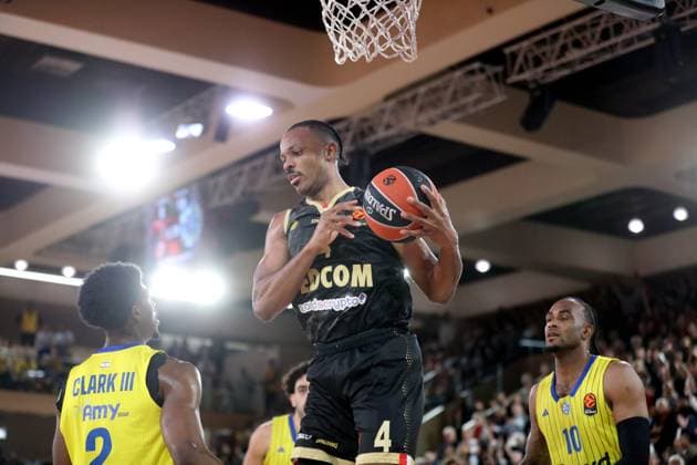 BASKET EUROLIGUE MONACO TEL AVIV PHOTOPQR NICE MATIN Justine Meddah ; Monaco ; 26 02 2026 ; Basket Euroligue : Monaco - Tel Aviv à la salle Gaston Médecin à Monaco. 4 Jaron Blossomgame Euroleague basket Monaco vs Tel Aviv Monaco France  Copyright: xPHOTOPQR NICExMATIN MAXPPPxJustinexMeddahx 20260226NIM9365 20260226NIM9365