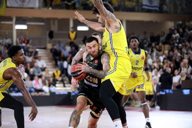 BASKET EUROLIGUE MONACO TEL AVIV PHOTOPQR NICE MATIN Justine Meddah ; Monaco ; 26 02 2026 ; Basket Euroligue : Monaco - Tel Aviv à la salle Gaston Médecin à Monaco. 55 Mike James Euroleague basket Monaco vs Tel Aviv Monaco France  Copyright: xPHOTOPQR NICExMATIN MAXPPPxJustinexMeddahx 20260226NIM9367 20260226NIM9367