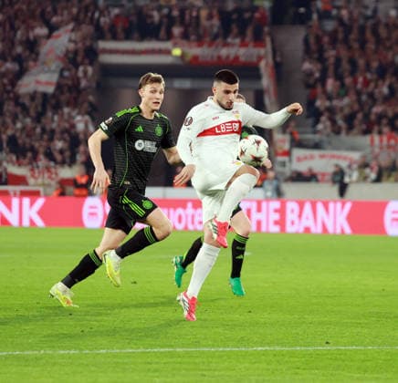 26 02 26 VfB Stuttgart Celtic Glasgow Germany, Stuttgart, 26 02 2026, Football, UEFA Europa League, Season 2025 2026, Play Offs, Second leg, VfB Stuttgart Celtic Glasgow Deniz Undav VfB Stuttgart