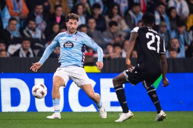 February 26, 2026, Vigo, Guimaraes, Spain: Javi Rueda of RC Celta Vigo is seen on action during the UEFA Europa League 2025 26 Knockout Play-off Second Leg match between Real Club Celta and PAOK FC at Estadio Balaidos on February 26, 2026 in Vigo, Spain. Vigo Spain - ZUMAl192 20260226_zsp_l192_034 Copyright: xMiguelxLemosx