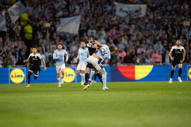 February 26, 2026, Vigo, Vigo, Spain: SPAIN - February 26, 2026 Marcos Alonso of Celta Vigo in action during the UEFA Europa League match between Celta Vigo and Paok at EstoÂ¡dio de Balaidos Uefa Europa League Celta Vigo X Paok  - ZUMAe141 20260226_zsp_e141_007 Copyright: xLuisxEirasx