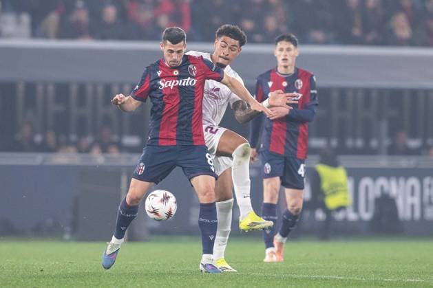 Foto IPP Damiano Fiorentini Bologna 26 02 2026 Calcio Europa League 2025-2026 partita: Bologna-Brann nella foto: Remo Freuler Italy Photo Press World Copyright italy ITALY  Copyright: xR4924_italyphotopressx