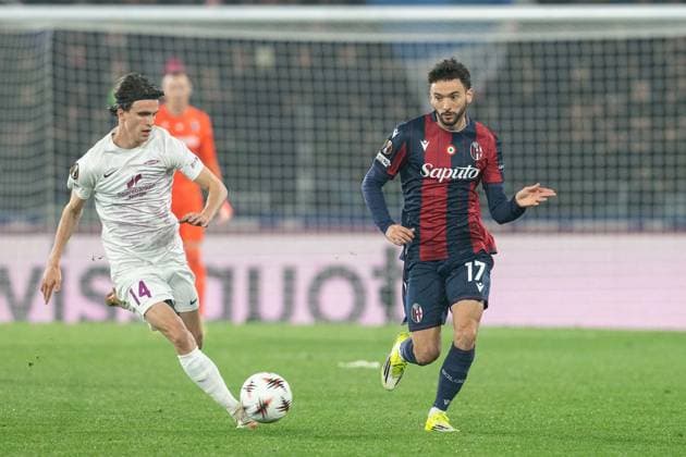 Foto IPP Damiano Fiorentini Bologna 26 02 2026 Calcio Europa League 2025-2026 partita: Bologna-Brann nella foto: João Mário Italy Photo Press World Copyright italy ITALY  Copyright: xR4924_italyphotopressx
