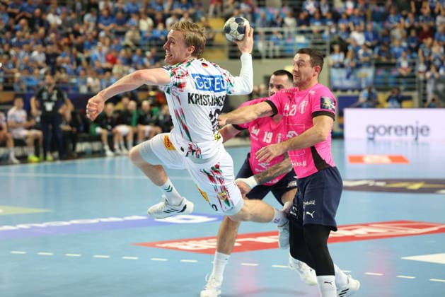 Plock 26.02.2026 Liga mistrzow pilka reczna mezczyzn faza grupowa sezon 2025 26 --- Group Chase mens handball EHF Champions League Orlen Wisla Plock - SC Magdeburg Gisli Kristjansson Przemyslaw Krajewski Fot. Marcin Solarz FotoPyK NEWSPIX.PL --- newspix.pl 
