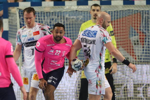 Plock 26.02.2026 Liga mistrzow pilka reczna mezczyzn faza grupowa sezon 2025 26 --- Group Chase mens handball EHF Champions League Orlen Wisla Plock - SC Magdeburg Melvyn Richardson Oscar Bergendahl Fot. Marcin Solarz FotoPyK NEWSPIX.PL --- newspix.pl 