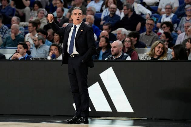 REAL MADRID v FC BAYERN MUNICH. EUROLEAGUE 2025 2026. REGULAR SEASON. ROUND 29. Real Madrid s coach Sergio Scariolo during Euroleague Regular Season Round 29 match. February 26, 2026. (ALTERPHOTOS Acero) MadridSpain  Copyright: xAcerox