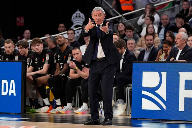 REAL MADRID v FC BAYERN MUNICH. EUROLEAGUE 2025 2026. REGULAR SEASON. ROUND 29. FC Bayern Munich s coach Svetislav Pesic during Euroleague Regular Season Round 29 match. February 26, 2026. (ALTERPHOTOS Acero) MadridSpain  Copyright: xAcerox