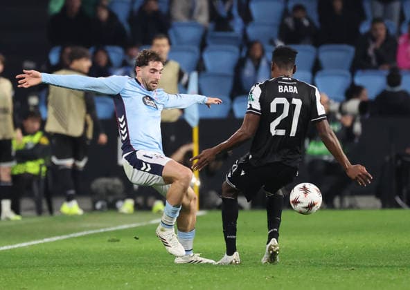 ESP, EuropaLeague, Real Celta v PAOK, 26 February 2026 Abdul Rahman Baba of PAOK in action during the UEFA Europe League KO play off, 2st leg between Real Club Celta de Vigo and PAOK Thessalonik at Stadium Municipal Balaidos on February 26 ,2026 in Vigo (Spain) (Photo by Luis de la Mata SportPix Sipa USA Vigo Stadium Municipal Balaidos Galicia Spain Copyright: xLuisxdexlaxMatax xsportPix.org.ux