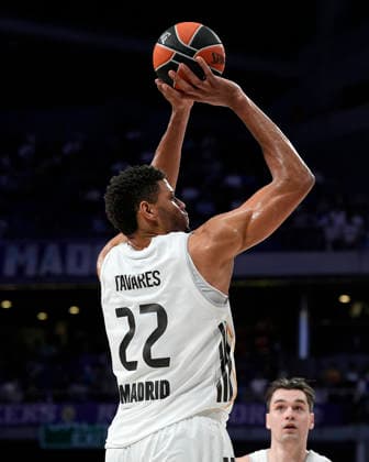 REAL MADRID v FC BAYERN MUNICH. EUROLEAGUE 2025 2026. REGULAR SEASON. ROUND 29. Real Madrid s Walter Tavares during Euroleague Regular Season Round 29 match. February 26, 2026. (ALTERPHOTOS Acero) MadridSpain  Copyright: xAcerox