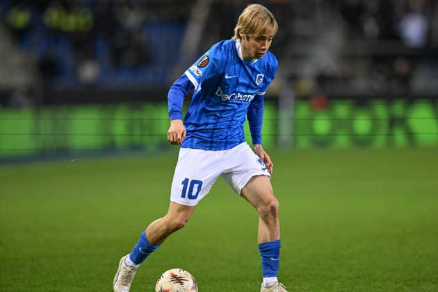 260226 KRC Genk vs Dinamo Zagreb Junya Ito (10) of Genk pictured pictured during the second leg game in the Uefa Europa League season 2025-2026 Knock Out Phase between KRC Genk and Dinamo Zagreb from Croatia on February 26 , 2026 in Genk, Belgium. (Photo by David Catry Isosport) Genk Belgium  Copyright: xDavidxCatryx 20260226DC2_2246