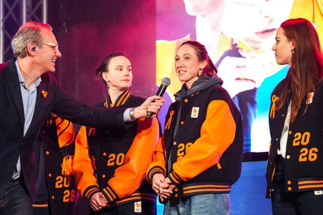 2026-02-26 - Tribute TeamNL Tribute TeamNL HEERENVEEN, NETHERLANDS - FEBRUARY 26: Selma Poutsma, Suzanne Schulting, Anna Boersma during the Tribute TeamNL Tribute TeamNL at the Oude Koenarkt on February 26, 2026 in Heerenveen, Netherlands Heerenveen Oude Koenarkt Netherlands Content not available for redistribution in The Netherlands directly or indirectly through any third parties. Copyright: xDouwexBijlsmax