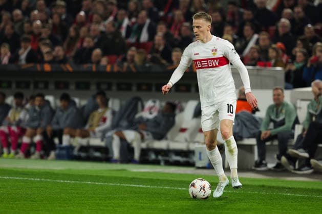 Stuttgart , Europa League VfB Stuttgart vs Celtic Glasgow , Chris Führich VfB