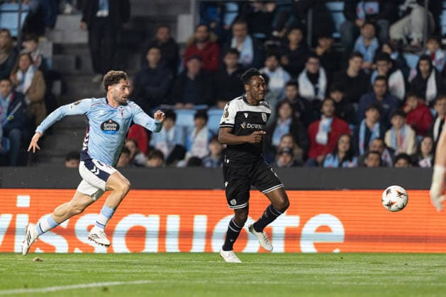 Abdul Baba seen during UEFA Europa League knock out play off game between teams of RC Celta de Vigo and PAOK FC at Estadio de Balaidos (Maciej Rogowski Ball Raw Images PT) Vigo Estadio de Balaidos Spain Copyright: xMaciejxRogowskix _ROG4859