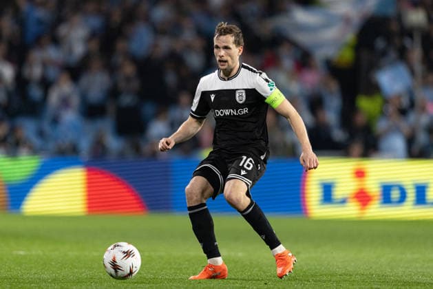 Tomasz Kedziora seen during UEFA Europa League knock out play off game between teams of RC Celta de Vigo and PAOK FC at Estadio de Balaidos (Maciej Rogowski Ball Raw Images PT) Vigo Estadio de Balaidos Spain Copyright: xMaciejxRogowskix _ROG4421