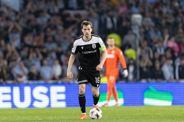 Tomasz Kedziora seen during UEFA Europa League knock out play off game between teams of RC Celta de Vigo and PAOK FC at Estadio de Balaidos (Maciej Rogowski Ball Raw Images PT) Vigo Estadio de Balaidos Spain Copyright: xMaciejxRogowskix _ROG5416