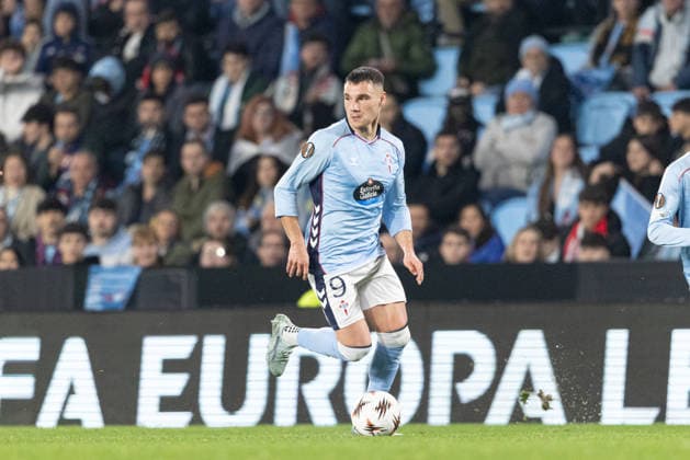 Ferran Jutgla seen during UEFA Europa League knock out play off game between teams of RC Celta de Vigo and PAOK FC at Estadio de Balaidos (Maciej Rogowski Ball Raw Images PT) Vigo Estadio de Balaidos Spain Copyright: xMaciejxRogowskix _ROG7939