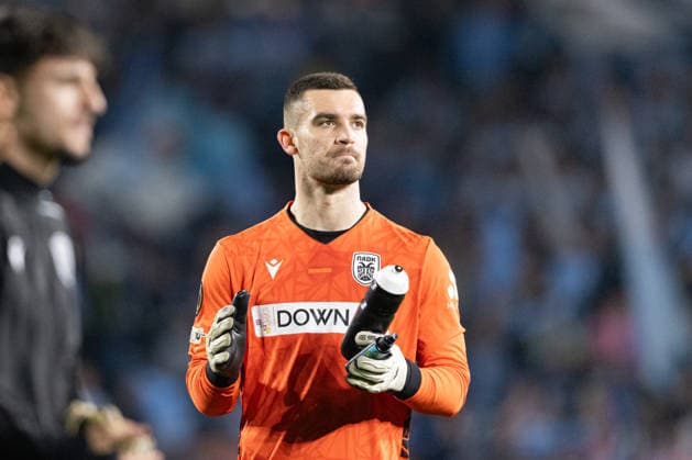 Antonis Tsiftsis seen during UEFA Europa League knock out play off game between teams of RC Celta de Vigo and PAOK FC at Estadio de Balaidos (Maciej Rogowski Ball Raw Images PT) Vigo Estadio de Balaidos Spain Copyright: xMaciejxRogowskix _ROG8345