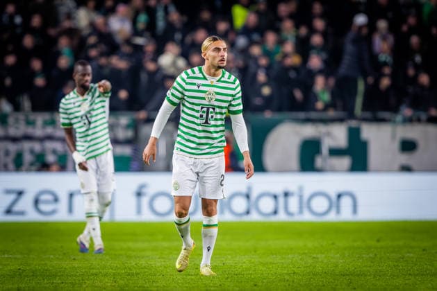 FERENCVAROS - LUDOGORETS Cebrails Makreckis of Ferencvaros during the 2 nd leg of KO play off s of UEFA Europa league football match between Ferencvarosi TC and PFC Ludogorets Razgrad. Groupama Arena, Ferencvaros Arena, Budapest, Hungary, February 26, 2026. Photo by Branislav Racko Copyright: xx 080A7636