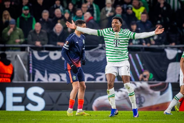 FERENCVAROS - LUDOGORETS Lenny Joseph of Ferencvaros during the 2 nd leg of KO play off s of UEFA Europa league football match between Ferencvarosi TC and PFC Ludogorets Razgrad. Groupama Arena, Ferencvaros Arena, Budapest, Hungary, February 26, 2026. Photo by Branislav Racko Copyright: xx 080A7683