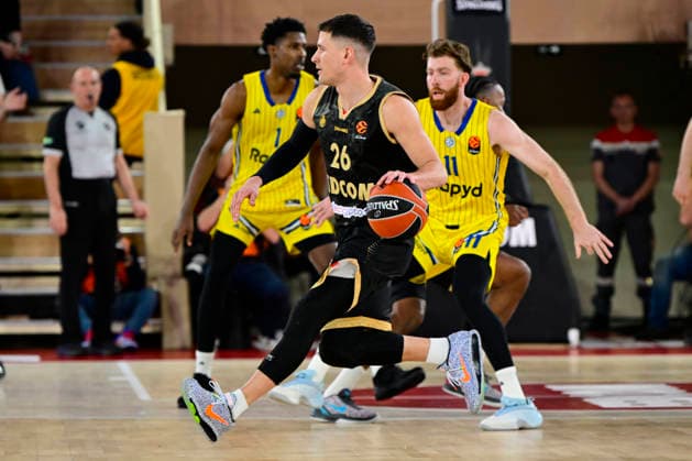 BASKET-BALL : AS Monaco VS Maccabi Rapyd Tel Aviv - Turkish Airlines EuroLeague - 26 02 2026 Nemanja NedoviÄ‡ (ASM) - Turkish Airlines EuroLeague match between AS Monaco and Maccabi Rapyd Tel Aviv on February 26, 2026 at the Gaston-MÃ decin sports hall in Monaco MonacoMonaco  Copyright: xWilliamxCannarellax