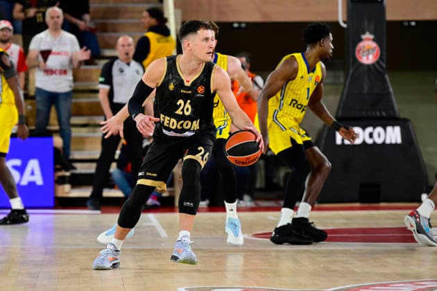 BASKET-BALL : AS Monaco VS Maccabi Rapyd Tel Aviv - Turkish Airlines EuroLeague - 26 02 2026 Nemanja NedoviÄ‡ (ASM) - Turkish Airlines EuroLeague match between AS Monaco and Maccabi Rapyd Tel Aviv on February 26, 2026 at the Gaston-MÃ decin sports hall in Monaco MonacoMonaco  Copyright: xWilliamxCannarellax