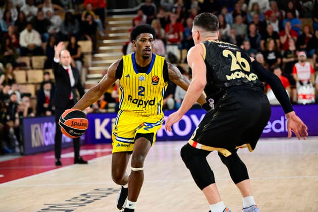 BASKET-BALL : AS Monaco VS Maccabi Rapyd Tel Aviv - Turkish Airlines EuroLeague - 26 02 2026 Jimmy Clark (Maccabi) - Turkish Airlines EuroLeague match between AS Monaco and Maccabi Rapyd Tel Aviv on February 26, 2026 at the Gaston-MÃ decin sports hall in Monaco MonacoMonaco  Copyright: xWilliamxCannarellax