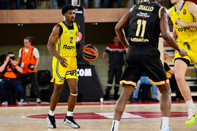 BASKET-BALL : AS Monaco VS Maccabi Rapyd Tel Aviv - Turkish Airlines EuroLeague - 26 02 2026 Jimmy Clark (Maccabi) - Turkish Airlines EuroLeague match between AS Monaco and Maccabi Rapyd Tel Aviv on February 26, 2026 at the Gaston-MÃ decin sports hall in Monaco MonacoMonaco  Copyright: xWilliamxCannarellax