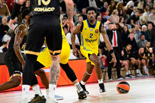 BASKET-BALL : AS Monaco VS Maccabi Rapyd Tel Aviv - Turkish Airlines EuroLeague - 26 02 2026 Jimmy Clark (Maccabi) - Turkish Airlines EuroLeague match between AS Monaco and Maccabi Rapyd Tel Aviv on February 26, 2026 at the Gaston-MÃ decin sports hall in Monaco MonacoMonaco  Copyright: xWilliamxCannarellax
