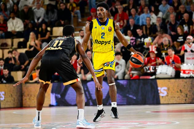 BASKET-BALL : AS Monaco VS Maccabi Rapyd Tel Aviv - Turkish Airlines EuroLeague - 26 02 2026 Jimmy Clark (Maccabi) - Turkish Airlines EuroLeague match between AS Monaco and Maccabi Rapyd Tel Aviv on February 26, 2026 at the Gaston-MÃ decin sports hall in Monaco MonacoMonaco  Copyright: xWilliamxCannarellax
