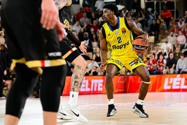 BASKET-BALL : AS Monaco VS Maccabi Rapyd Tel Aviv - Turkish Airlines EuroLeague - 26 02 2026 Jimmy Clark (Maccabi) - Turkish Airlines EuroLeague match between AS Monaco and Maccabi Rapyd Tel Aviv on February 26, 2026 at the Gaston-MÃ decin sports hall in Monaco MonacoMonaco  Copyright: xWilliamxCannarellax