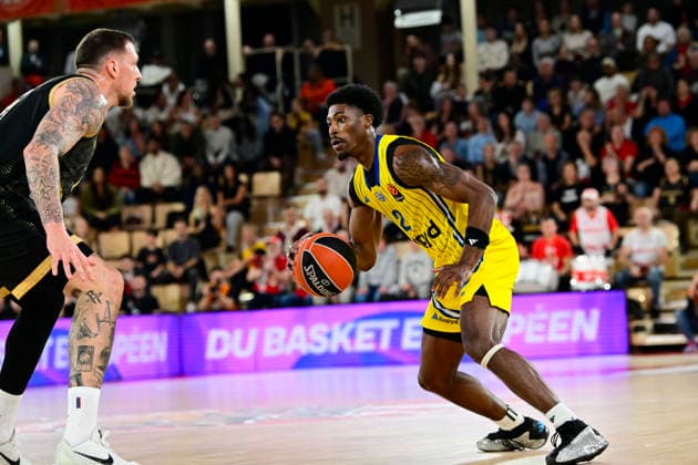BASKET-BALL : AS Monaco VS Maccabi Rapyd Tel Aviv - Turkish Airlines EuroLeague - 26 02 2026 Jimmy Clark (Maccabi) - Turkish Airlines EuroLeague match between AS Monaco and Maccabi Rapyd Tel Aviv on February 26, 2026 at the Gaston-MÃ decin sports hall in Monaco MonacoMonaco  Copyright: xWilliamxCannarellax