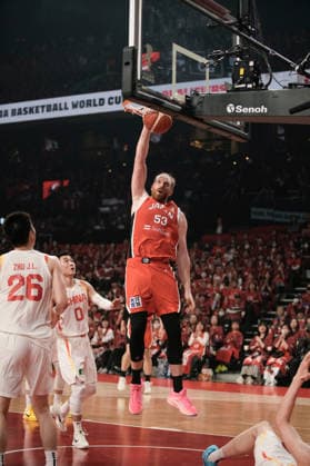 Alex Kirk (JPN), FEBRUARY 26, 2026 - Basketball : FIBA Basketball World Cup 2027 Asian Qualifiers First Round Group B match between Japan - China at Okinawa Suntory Arena, Okinawa, Japan. Noxthirdxpartyxsales  aflo_321437460