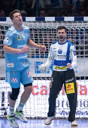 DAIKIN HBL HANDBALL MEN 1 BL 23 GAME DAY THSV EISENACH HC ERLANGEN FOR EDITORIAL PURPOSES ONLY p 26 02 2026 Eisenach DAIKIN HBL Handball 1 Bundesliga Men Season 2025 2026 23 Matchday Werner Assmann Halle ThSV Eisenach HC Erlangen in photo Goalkeeper Matija Spikic 1 ThSV Eisenach saves Viggo Kristjanssons seven-meter penalty 73 HC Erlangen Germany Thuringia Eisenach Copyright SaschaxFromm Copyright: SaschaxFromm doc84r2jj80aax9wiz2ftu ,EDITORIAL USE ONLY Copyright: SaschaxFromm
