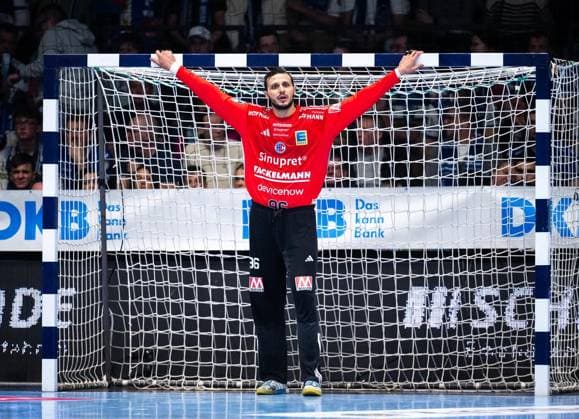 DAIKIN HBL HANDBALL MEN 1 BL 23 GAME DAY THSV EISENACH HC ERLANGEN FOR EDITORIAL PURPOSES ONLY p 26 02 2026 Eisenach DAIKIN HBL Handball 1 Bundesliga Herren Saison 2025 2026 23 Spieltag Werner Assmann Halle ThSV Eisenach HC Erlangen im Foto Khalifa Ghedbane 96 HC Erlangen Germany Thüringen Eisenach Copyright SaschaxFromm Copyright: SaschaxFromm doc84r2ke8n6n7jpjucfw9 ,EDITORIAL USE ONLY Copyright: SaschaxFromm