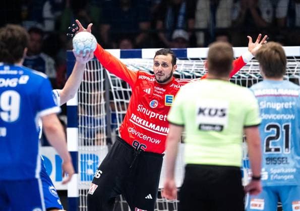 DAIKIN HBL HANDBALL MEN 1 BL 23 GAME DAY THSV EISENACH HC ERLANGEN FOR EDITORIAL PURPOSES ONLY p 26 02 2026 Eisenach DAIKIN HBL Handball 1 Bundesliga Herren Saison 2025 2026 23 Spieltag Werner Assmann Halle ThSV Eisenach HC Erlangen im Foto Khalifa Ghedbane 96 HC Erlangen Germany Thüringen Eisenach Copyright SaschaxFromm Copyright: SaschaxFromm doc84r2kbnf85g11aaafw9 ,EDITORIAL USE ONLY Copyright: SaschaxFromm