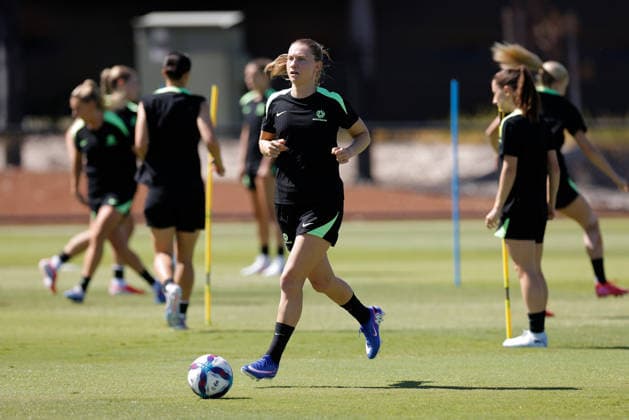 Football, Women, National Team Australia, Training