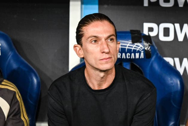 Flamengo x Lanus RIO DE JANEIRO, RJ - 26.02.2026: FLAMENGO X LANUS - Flamengo and Lanus face each other at the Maracana Stadium, for the 2026 Conmebol Recopa, on Thursday night (26), in Rio de Janeiro. Filipe Luis (Photo: Celso Pupo Fotoarena) x2895397x  CelsoxPupo
