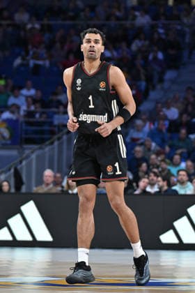 Real Madrid v FC Bayern Munich - Euroleague 2025 2026 - 26 Feb 2026 Oscar Da Silva of FC Bayern Munich during the EuroLeague match between Real Madrid and FC Bayern Munich at Movistar Arena Victory of the Real Madrid 93-70 Madrid Spain Copyright: xAtilanoxGarciax xSOPAxImagesx photos06634